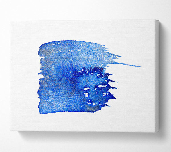  A Canvas Print of Azure Brushstroke Dreams Canvas Print