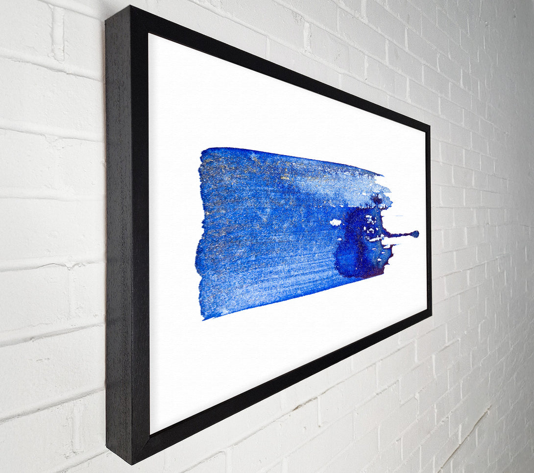  A Canvas Print of Azure Ink Drop Canvas Art