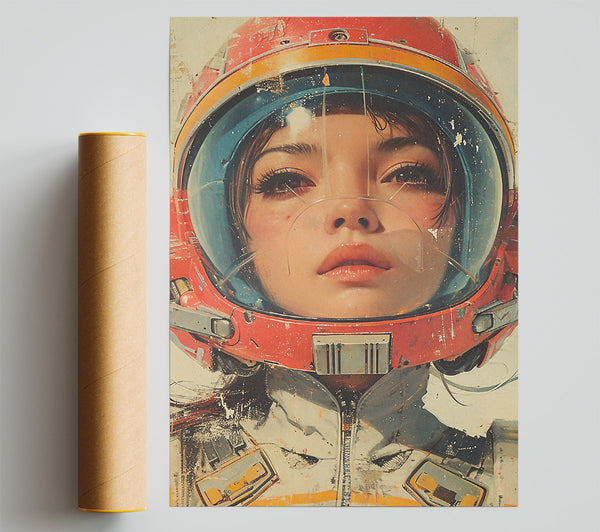 Space Girl Giclee Print