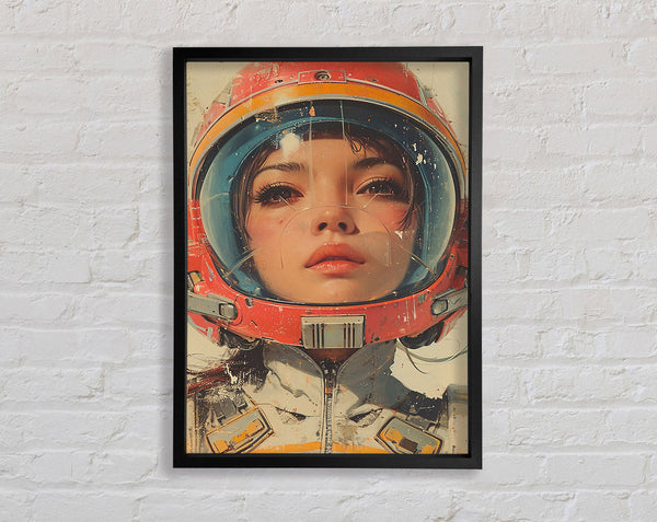Space Girl Framed Print
