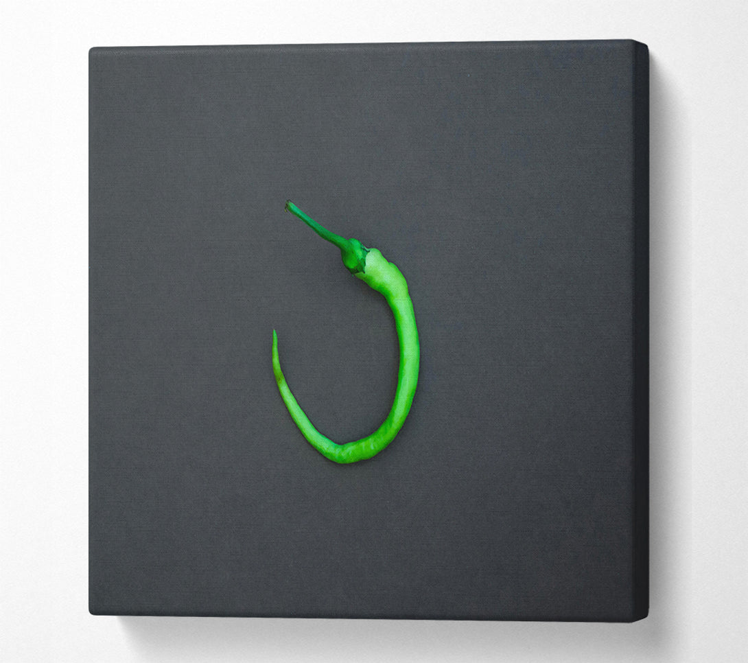  A Canvas Print of Green Pepper Loop Canvas Art
