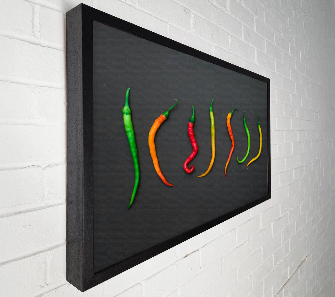  A Canvas Print of Green Pepper Symphony Canvas Art