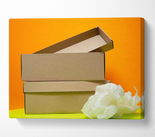  A Canvas Print of Orange Box Crumble Canvas Art