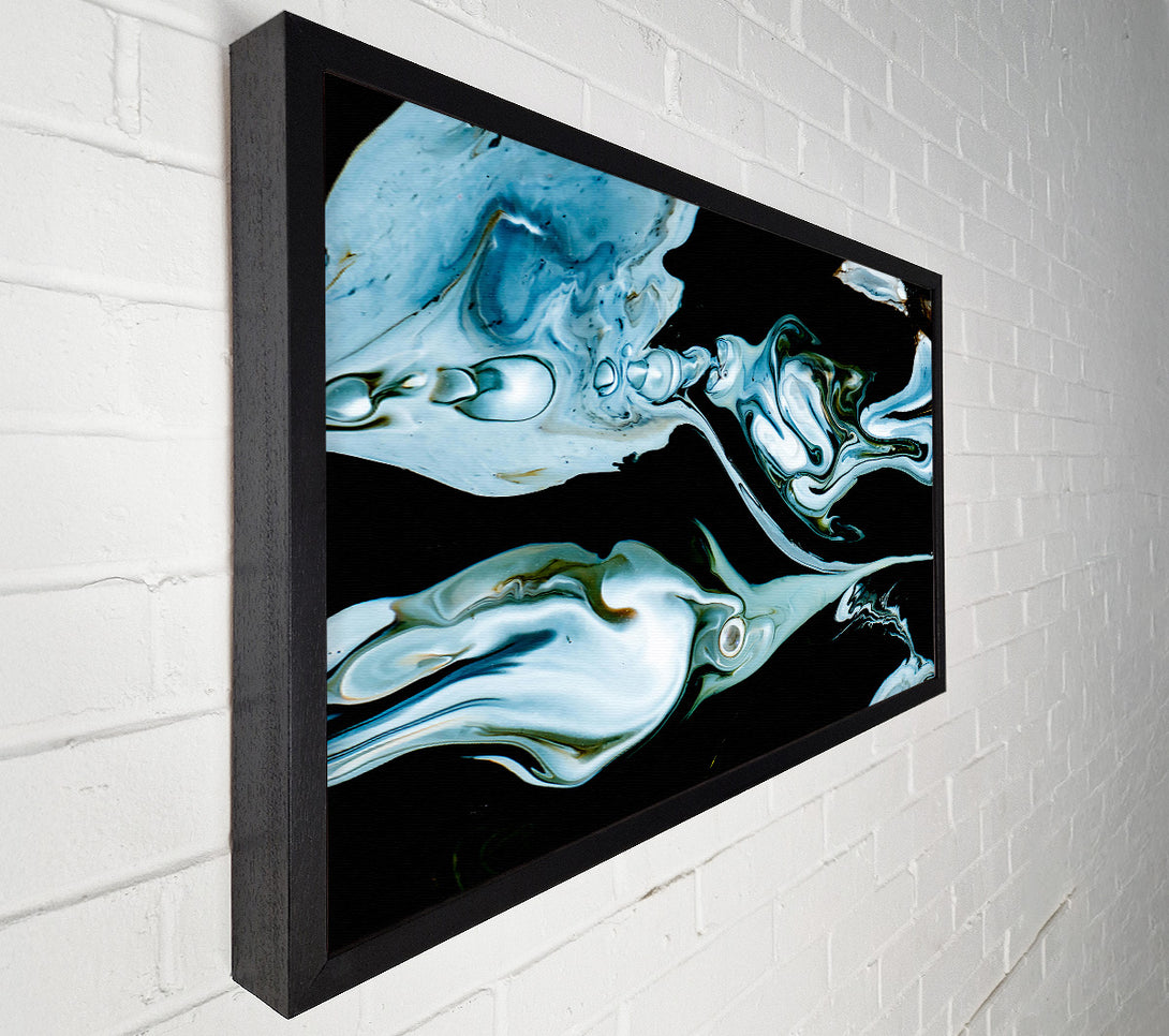  A Canvas Print of Teal Liquid Dreams Canvas Print