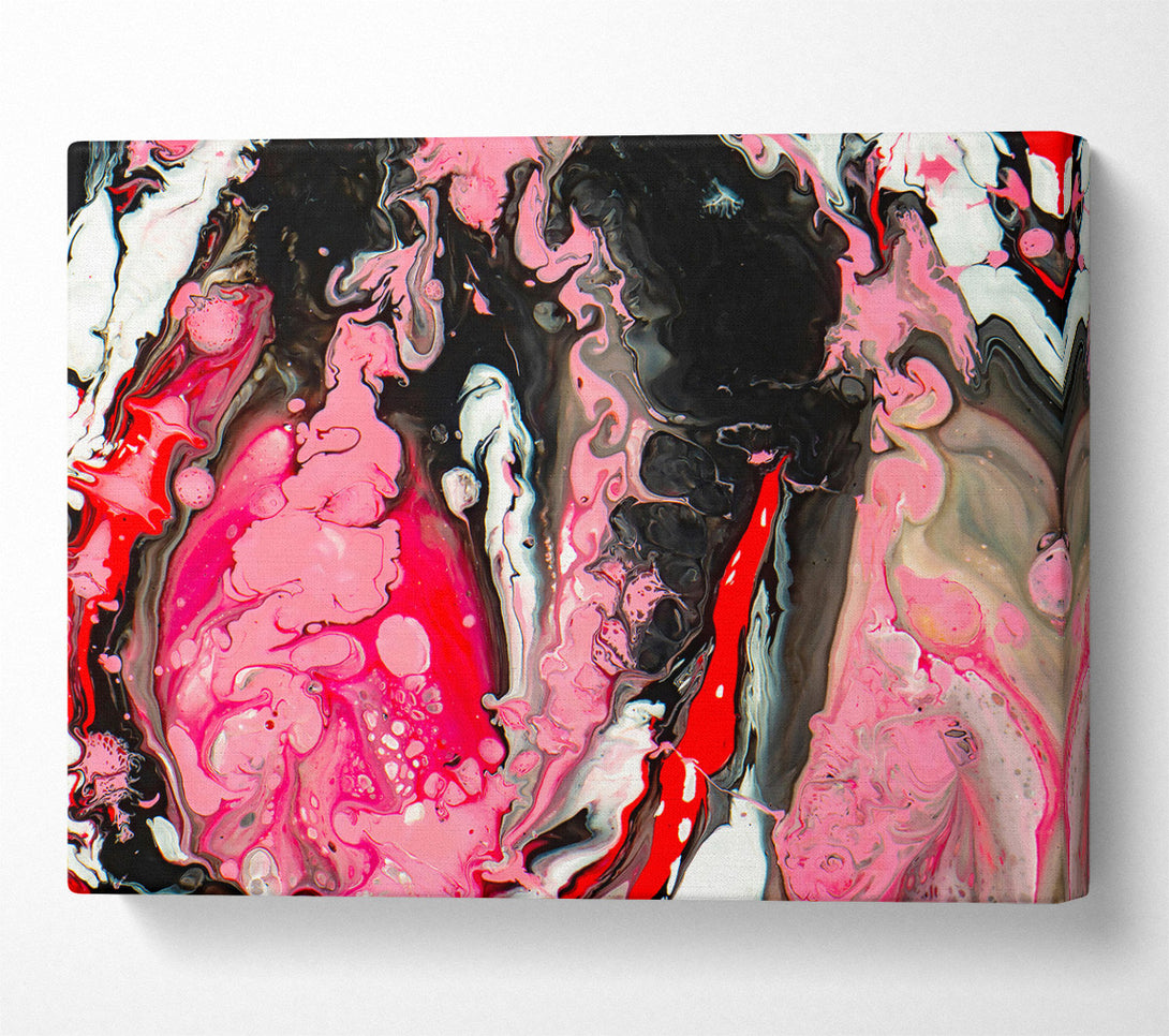  A Canvas Print of Crimson Swirling Dreams Canvas Wall Art