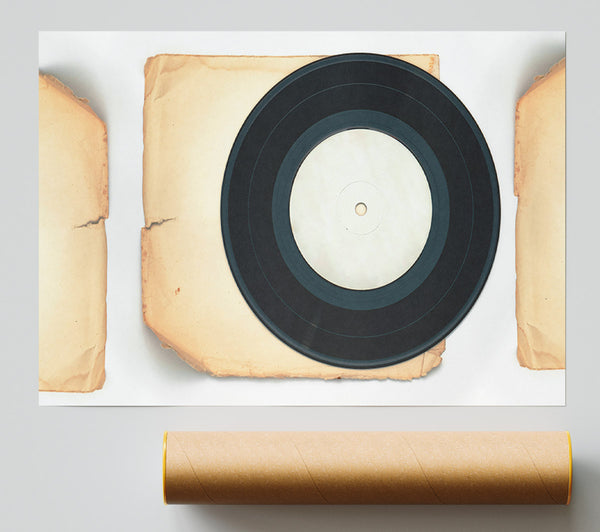 Black Vinyl Memories Print
