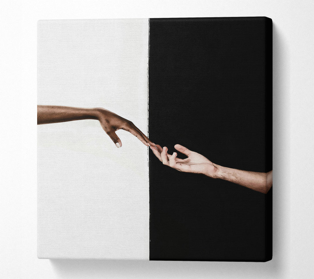  A Canvas Print of Brown Hand Reaching Canvas Art
