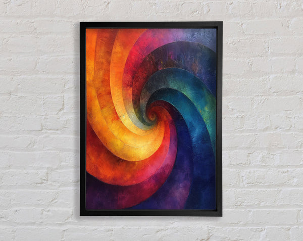 Spiral Of Space Framed Print