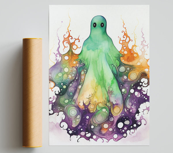 Spooky Ghost Potion Print