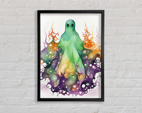 Spooky Ghost Potion Framed Print