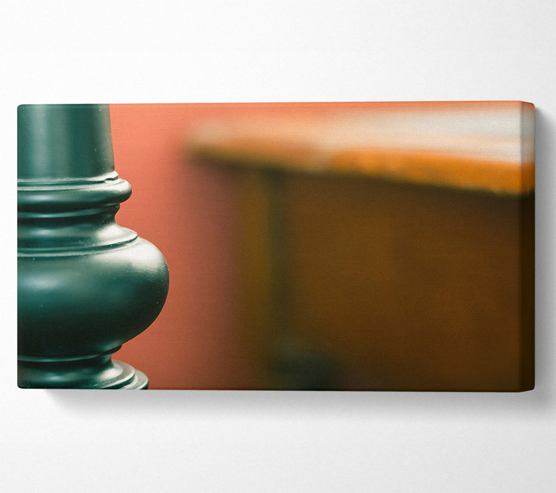  A Canvas Print of Emerald Green Column Canvas Wall Art