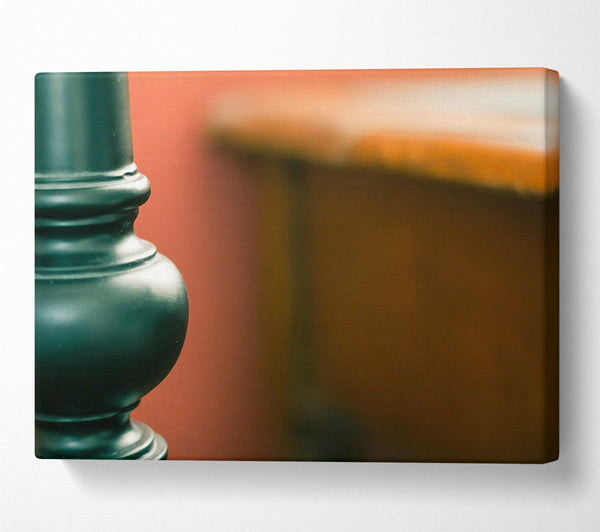  A Canvas Print of Emerald Green Column Canvas Wall Art