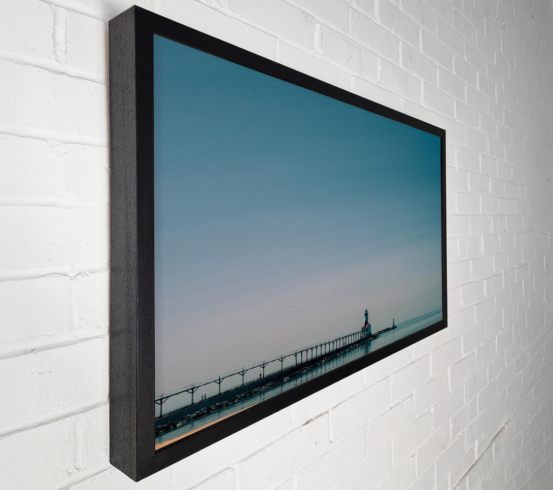  A Canvas Print of Azure Skies And A Beacon Canvas Print