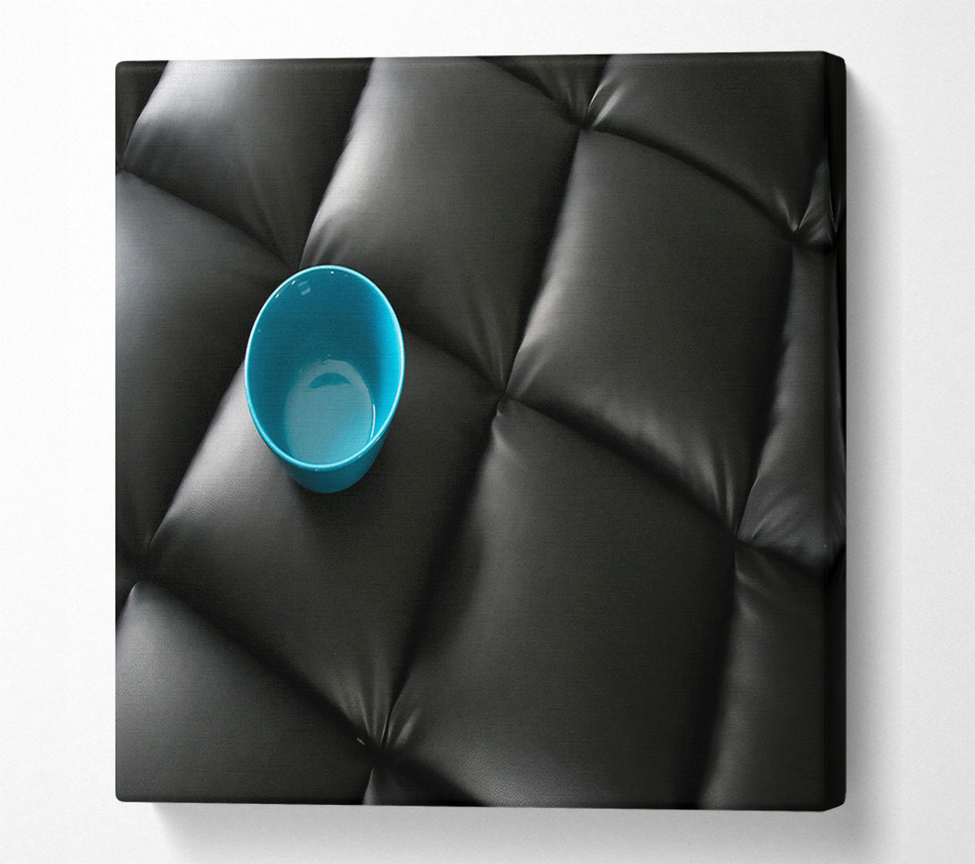  A Canvas Print of Azure On Black Canvas Print