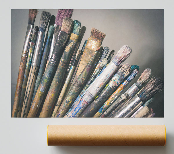 The Blue Brush Bundle Print