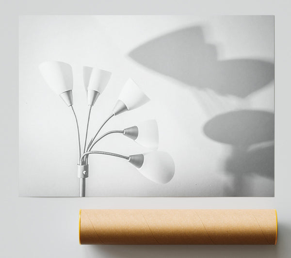 White Light And Shadow Giclee Print