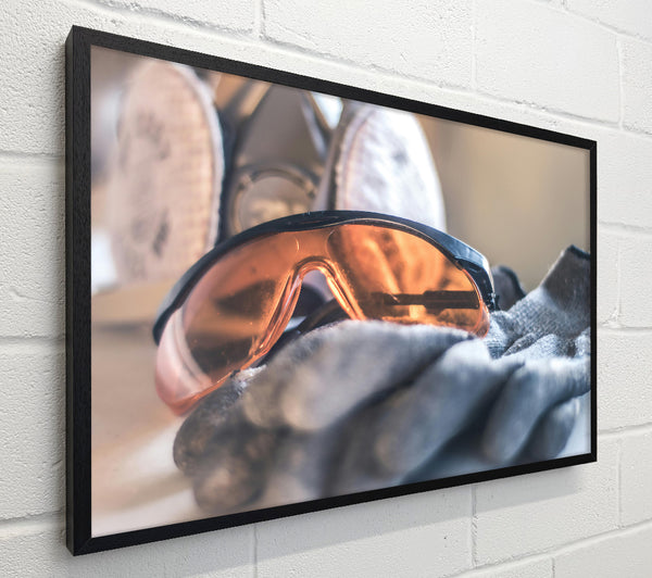 Amber Safety Goggles