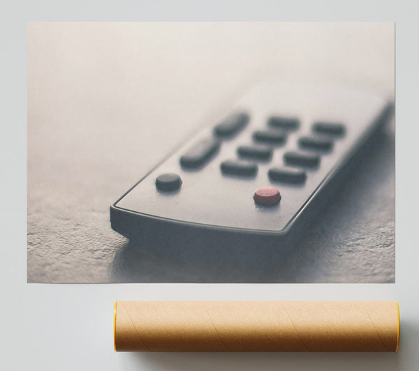 Black Remote Control Poster