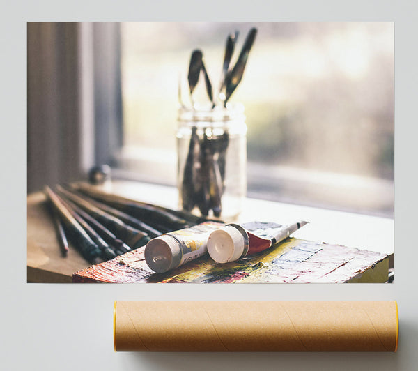 Yellow Palette'S Promise Print