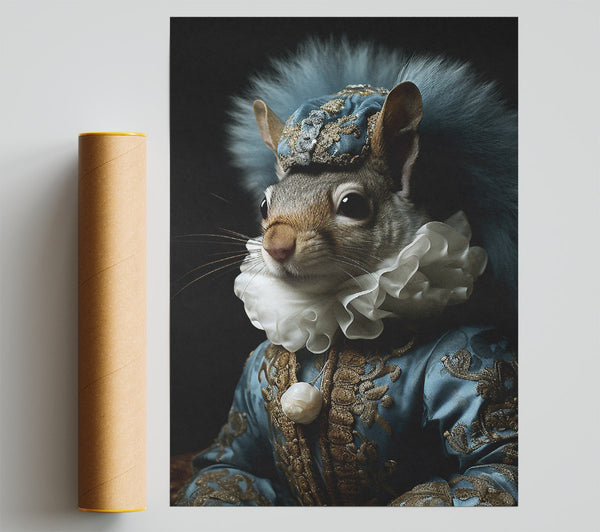 Squirrel Renaissance Poster