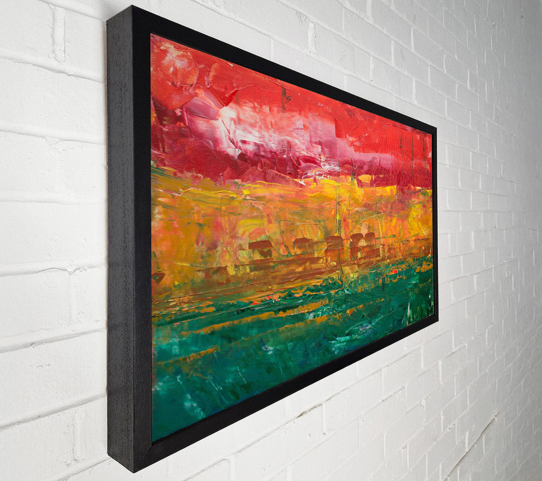  A Canvas Print of Crimson Horizon Dreams Canvas Wall Art