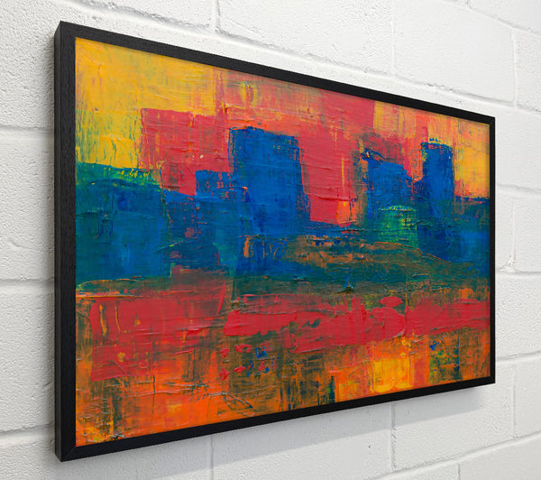 Blue And Red Horizon