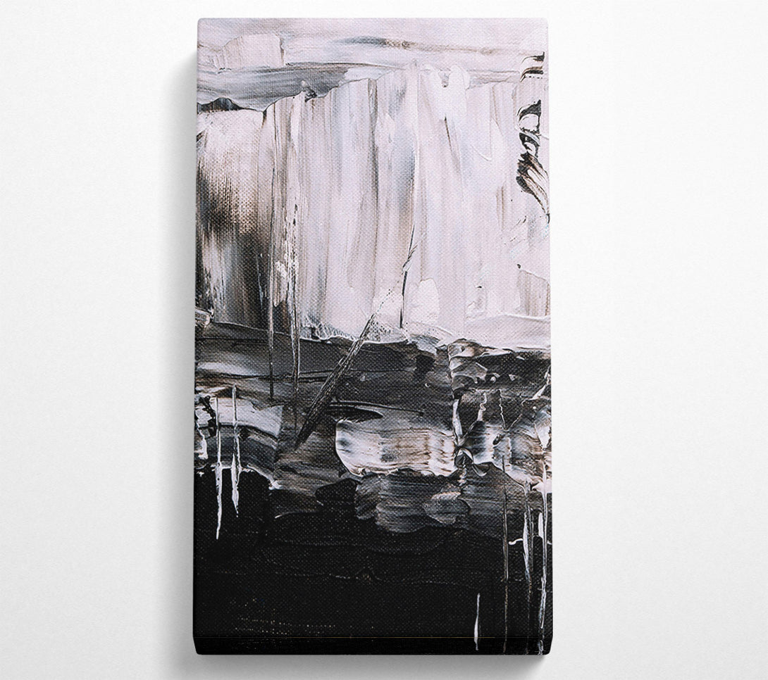  A Canvas Print of White Night Abstract Canvas Wall Art