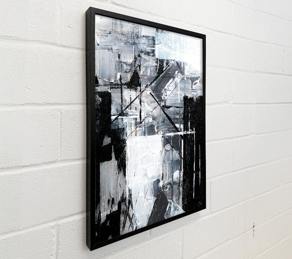 White Abstract Cityscape