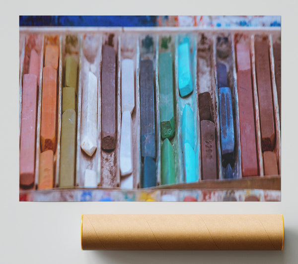 Blue Hues Of Creativity Giclee Print