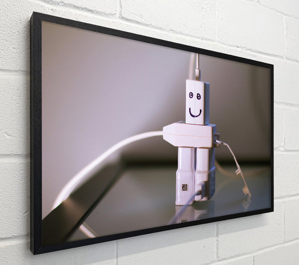 White Smiling Robot