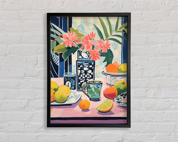 Still Life Tea Table Framed Print