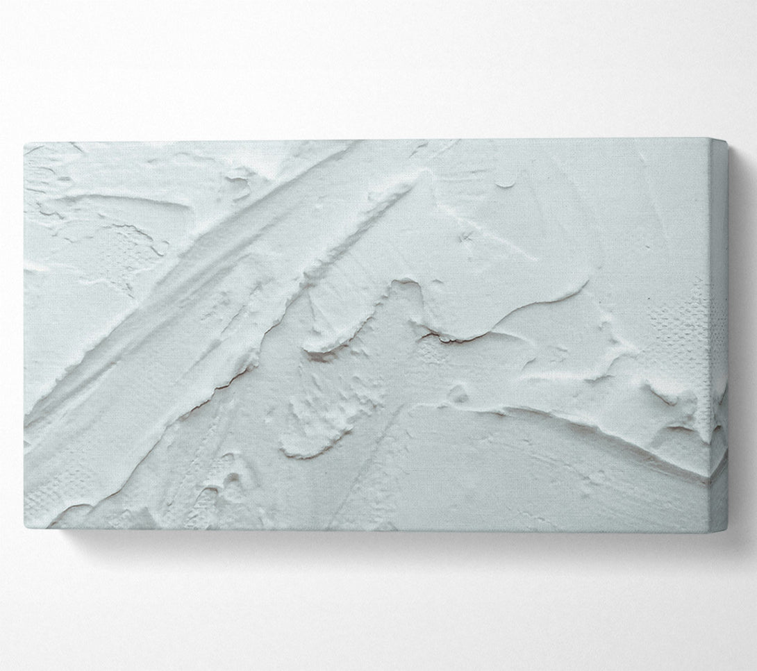  A Canvas Print of Silver Swirling Strokes Canvas Art