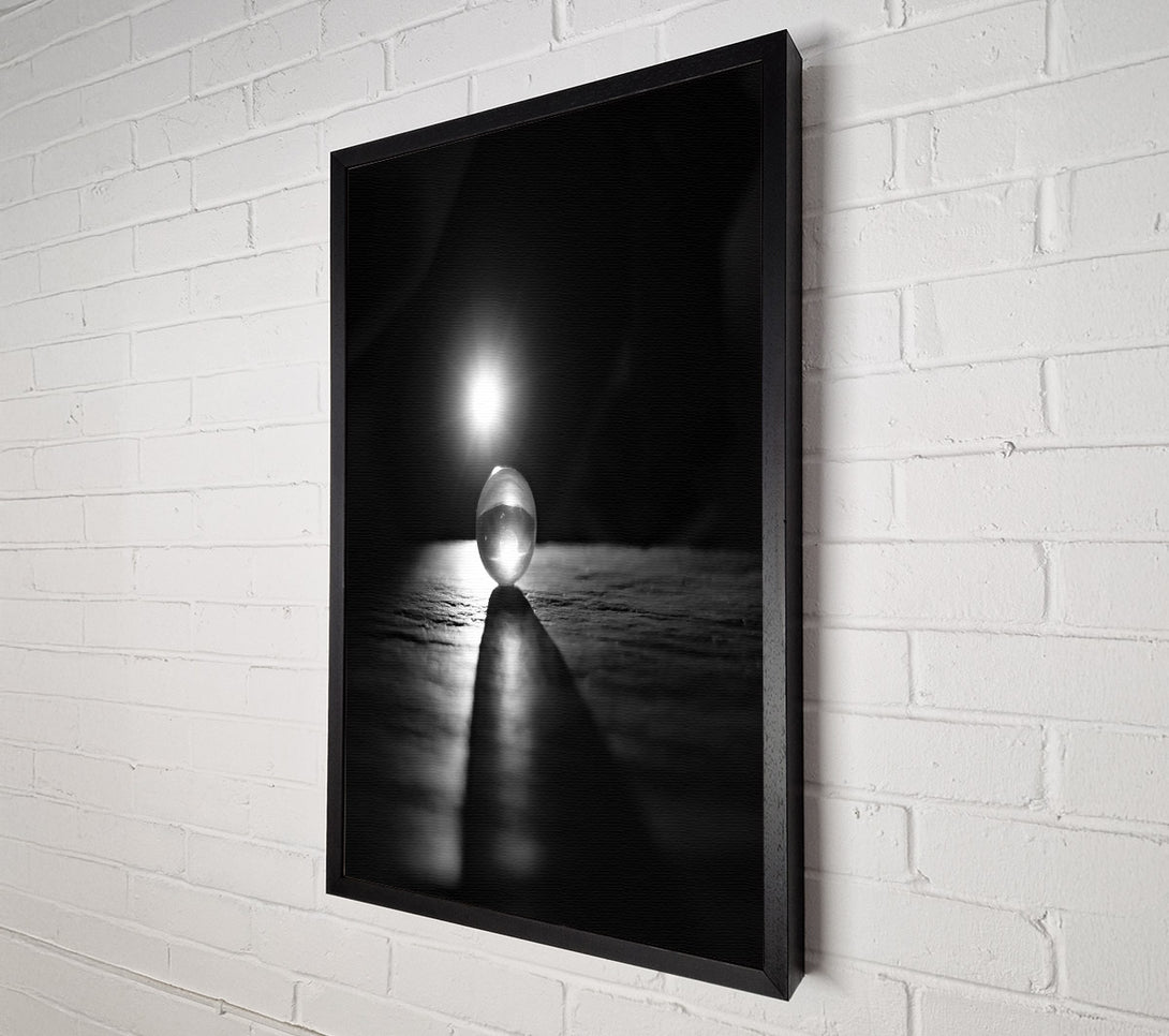  A Canvas Print of White Light Reflection Canvas Wall Art