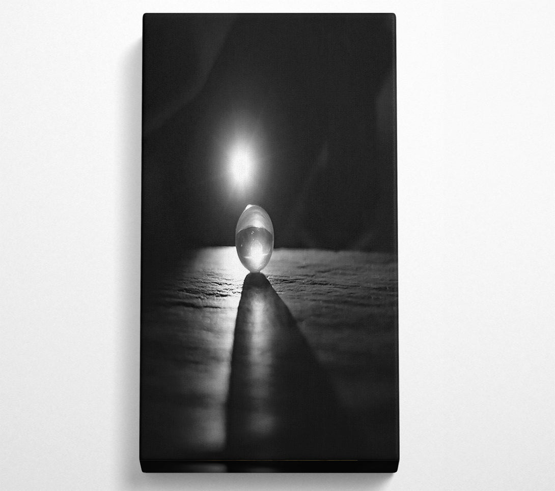  A Canvas Print of White Light Reflection Canvas Wall Art