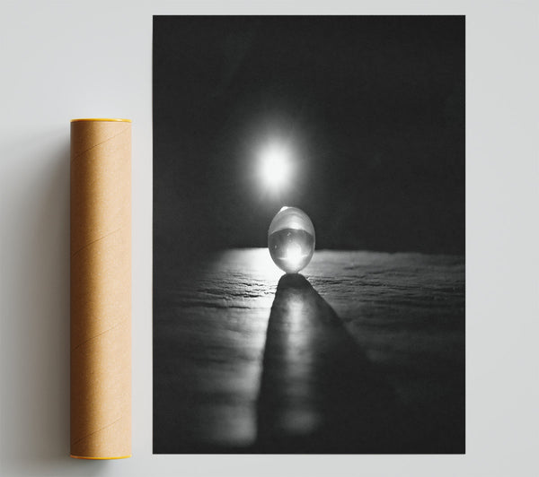 White Light Reflection Poster