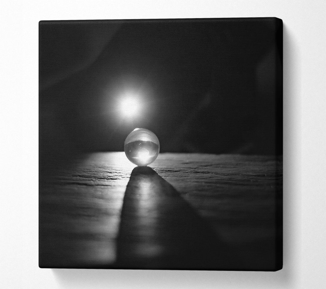  A Canvas Print of White Light Reflection Canvas Wall Art