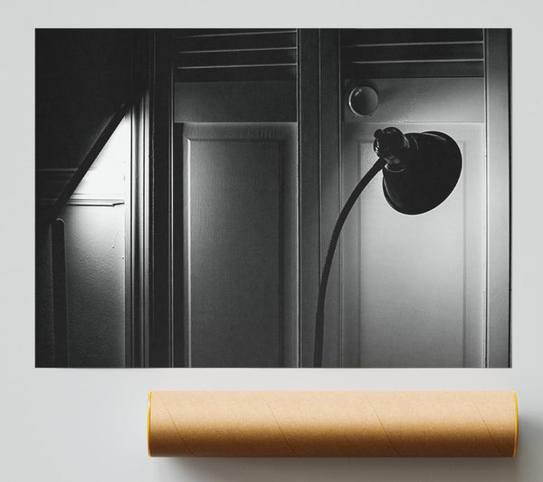 Black Light In The Doorway Print