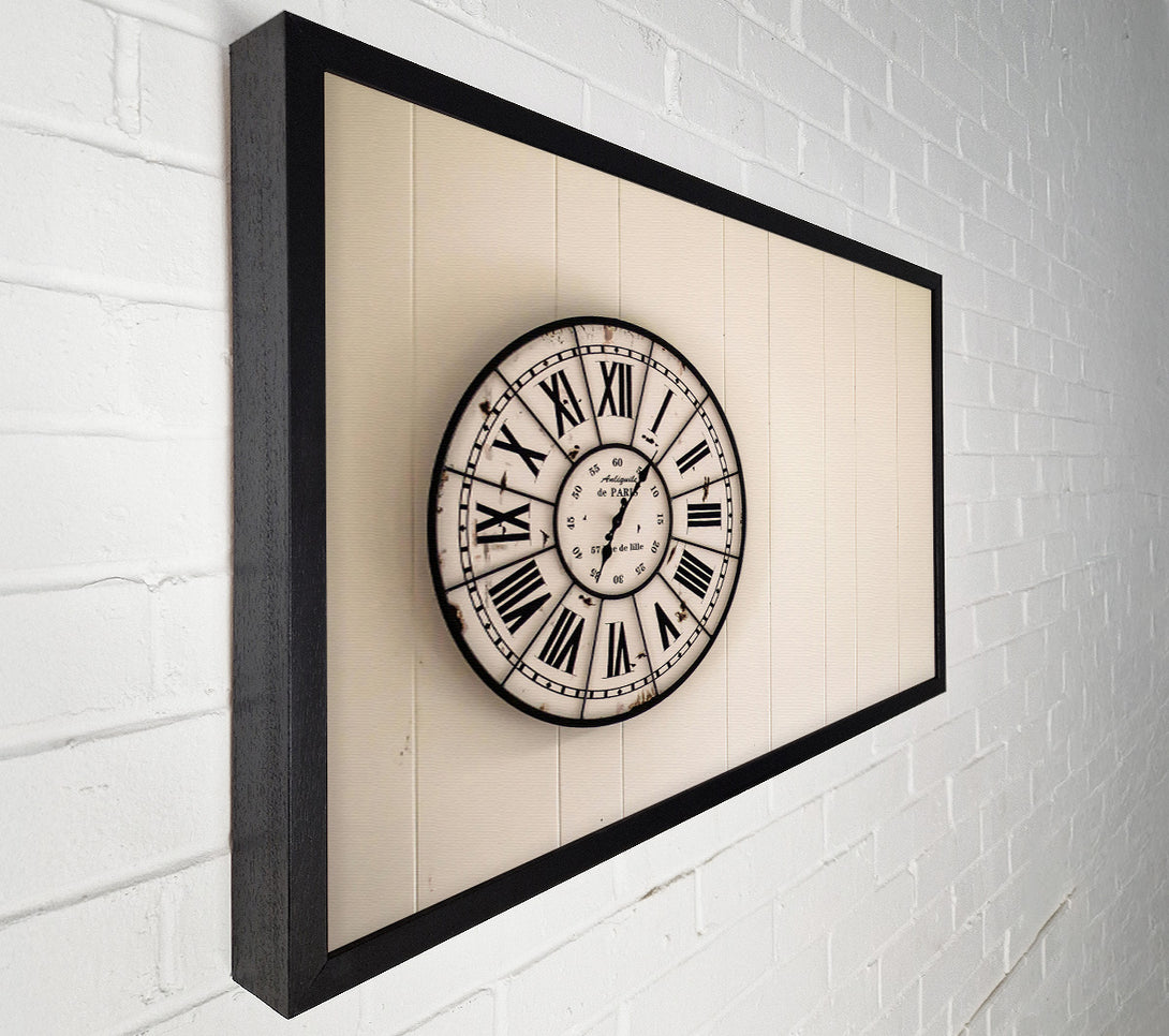  A Canvas Print of Off-White Clock Face Canvas Art