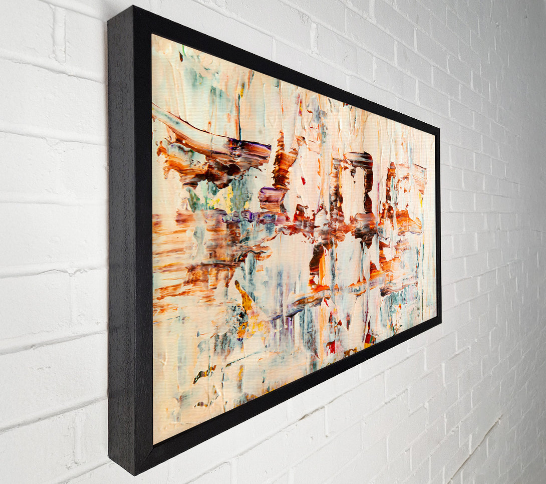  A Canvas Print of White And Rust Dreams Canvas Print
