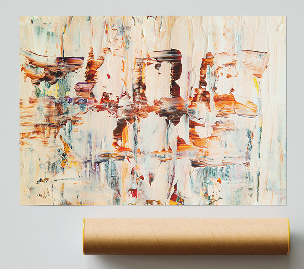White And Rust Dreams Giclee Print