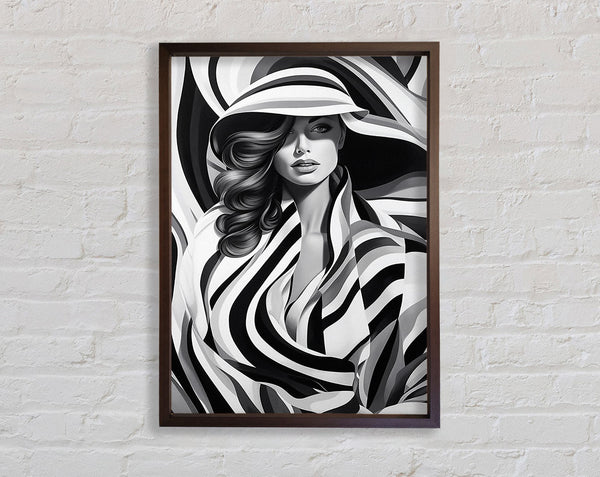 Stylish Walnut And Walnut Fashion Framed Print