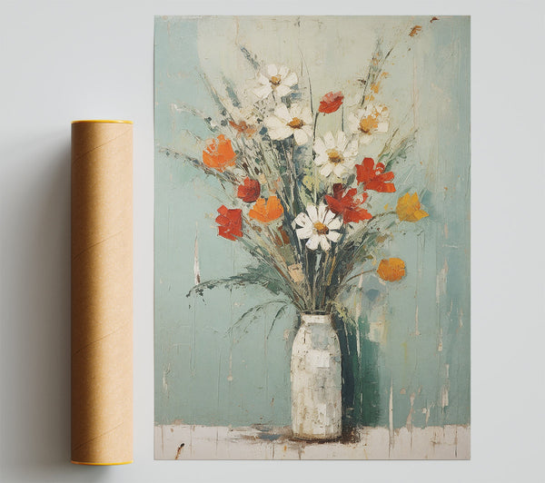 Subtle Vase Painting Print