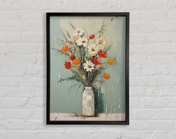 Subtle Vase Painting Framed Print