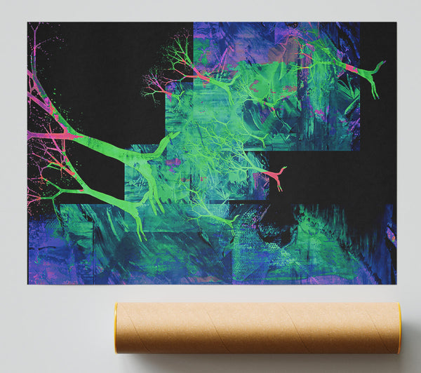 Emerald Branching Dreams Print