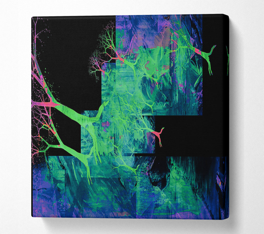  A Canvas Print of Emerald Branching Dreams Canvas Print