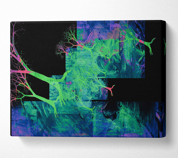  A Canvas Print of Emerald Branching Dreams Canvas Print