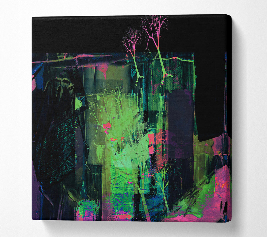  A Canvas Print of Emerald Forest Dreamscape Canvas Art