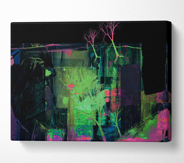  A Canvas Print of Emerald Forest Dreamscape Canvas Art