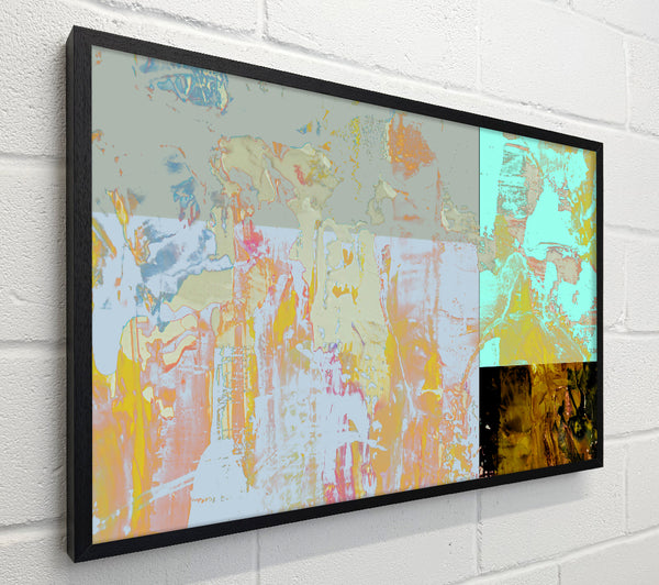 Aqua Abstract Expressionism