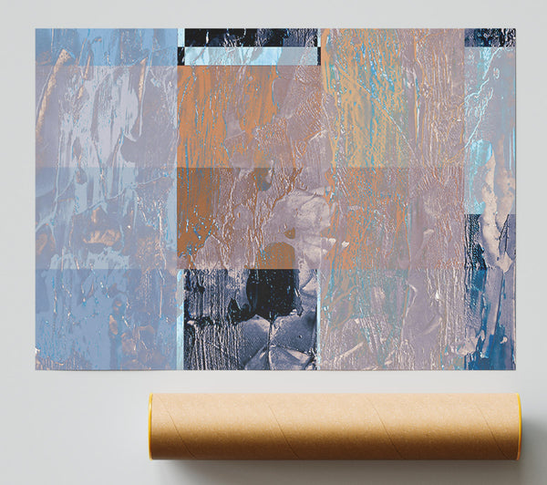 The Blue Hues Of Rust Poster